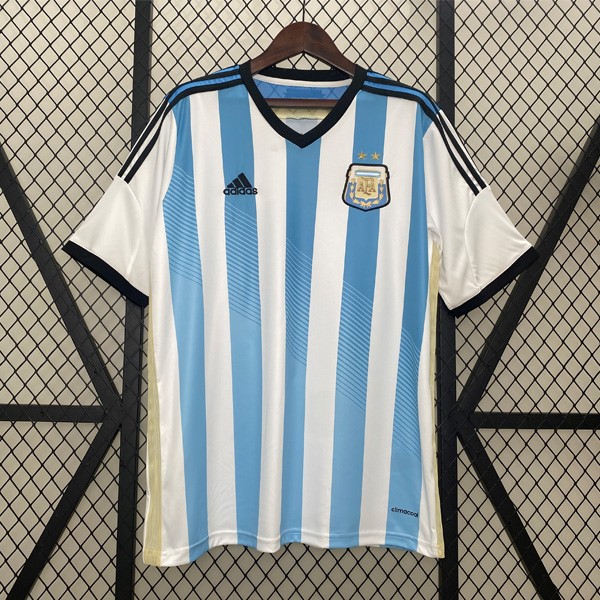 Tailandia Camiseta Argentina Replica Primera Ropa Retro 2014